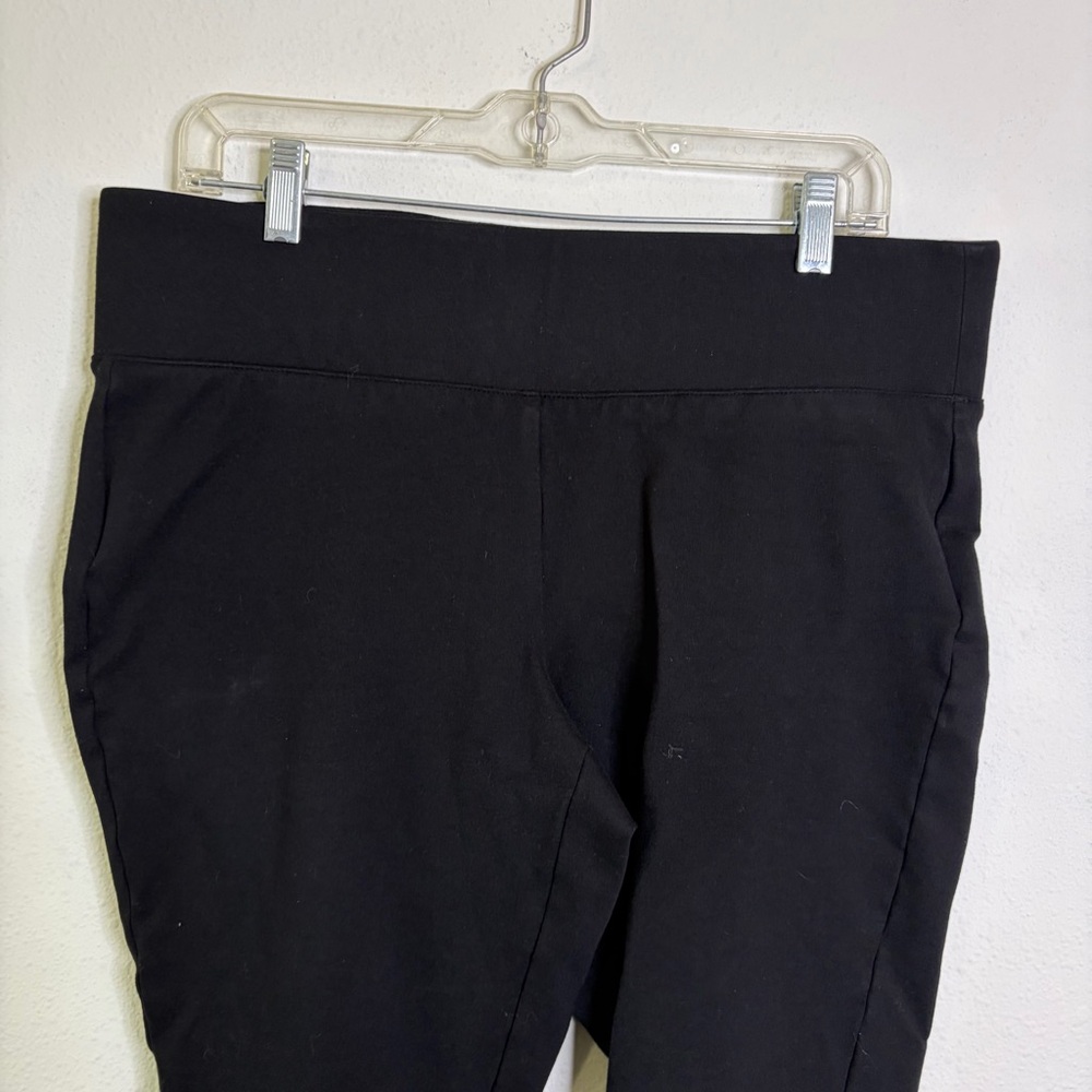 torrid pixie Black Skinny Ponte Pants sz 1 pull on ankle plus size - Picture 3 of 5